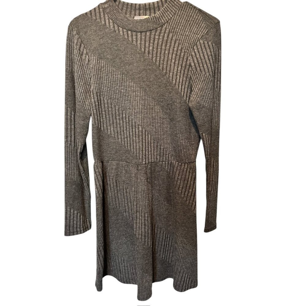 Society Girl Women's Long sleeve Grey Dress - Picture 2 of 9